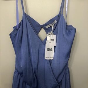 Periwinkle Naked Zebra mini dress - NWT!